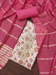 KIMISHA Printed Unstitched Dress Material