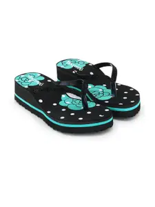 Skytrap Women Green Flip Flops
