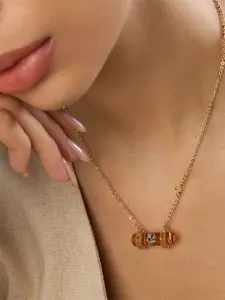 Isharya Brass Gold-Plated Necklace