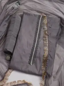 Meena Bazaar Organza Unstitched Dress Material