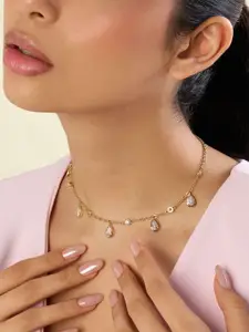 Isharya Brass Gold-Plated Necklace