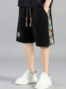 StyleCast x Revolte Men Graphic Regular Fit Mid-Rise Rapid-Dry Shorts