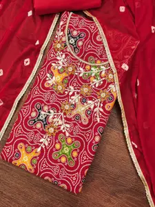 KIMISHA Printed Unstitched Dress Material