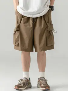 StyleCast x Revolte Men Loose Fit Mid-Rise Cargo Shorts