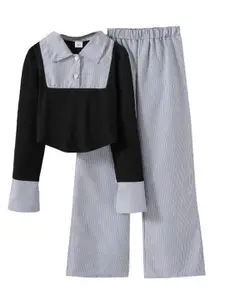 StyleCast x Revolte Girls Striped Top with Trousers