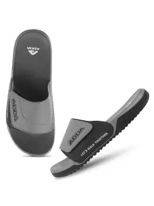 Adda Men Self Design Rubber Casual Sliders Flip Flops