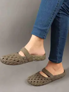 Brofoot Women Brown EVA Flip Flops