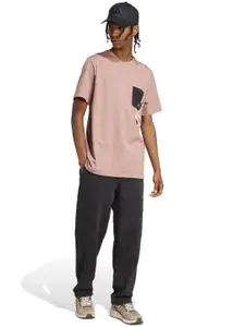 ADIDAS Men All Szn Fleece Graphic Loose Cargo Pants