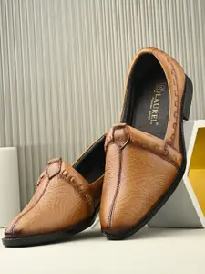 LAUREL FASHION FEVER Men Leather Slip On Ethnic Mojaris