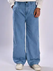 Bene Kleed Men Baggy Mid-Rise Pure Cotton Jeans