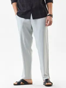 Snitch Men Mid-Rise Relaxed Fit Soft Functional Regular Trouser