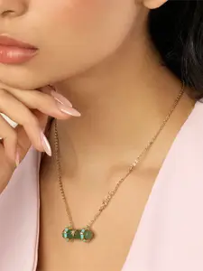 Isharya Brass Gold-Plated Necklace