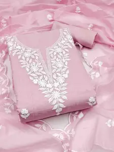 KIMISHA Embroidered Unstitched Dress Material