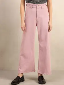 Vero Moda Women Wide Leg High-Rise Light Fade Stretchable Jeans