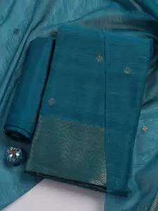 Meena Bazaar Floral Woven Design Unstitched Dress Material