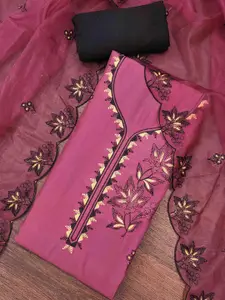 KIMISHA Embroidered Unstitched Dress Material