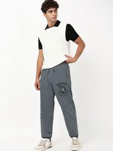 Bewakoof Harry Potter Merchandise Men Hogwarts Printed Oversized Joggers