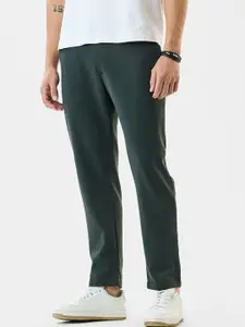 Snitch Men Relaxed Fit Mid-Rise Regular Trousers