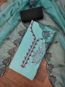 KIMISHA Embroidered Unstitched Dress Material