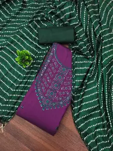 KIMISHA Embroidered Unstitched Dress Material