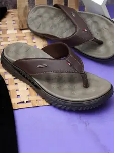 R-SWISS Men Brown Synthetic Flip Flops