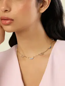 Isharya Brass Gold-Plated Necklace