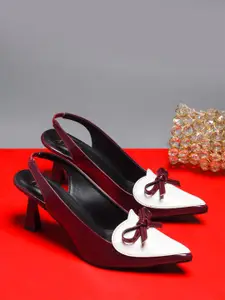 JM Looks Women Party Kitten Sandals with Bow