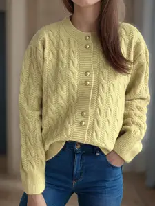 all about you Women Yellow Sweaters