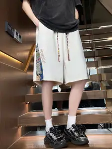 StyleCast x Revolte Men Printed Mid-Rise Regular Shorts