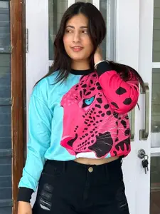 BAESD Women Printed Sweatshirt