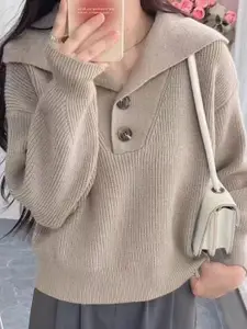 StyleCast Women Ribbed Pullover