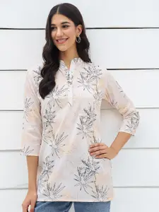 Anouk Rustic Women Floral Printed Short Kurti