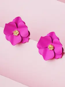 Bishty Fashion Stainless Steel Floral Studs