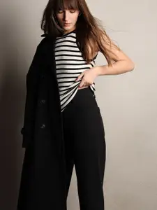 Vero Moda Women Halter Neck Ribbed Top