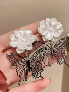 Estailo fashion Floral Drop Earrings