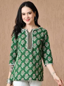 Anouk Rustic Floral Printed Pure Cotton Kurti