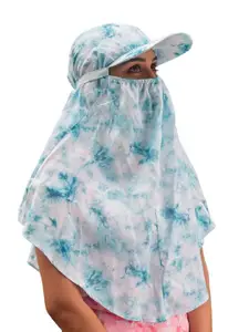 SHINE N SHOW Women Dyed Scarf With Cap To Cover Face