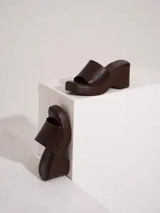 JM Looks Women Open Toe Wedge Heels Sandals