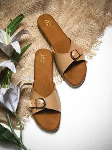 JM Looks Women Open Toe Flat with Comfortable Sole
