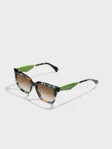SAM & MARSHALL Women Cateye Sunglasses with UV Protected Lens VESPER_GREEN_TEXTURED_2997