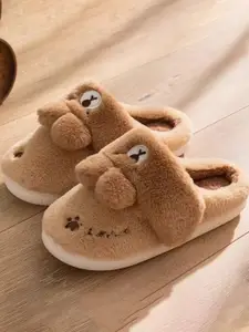 WOLVESDEN Women Self Design Flip Flops