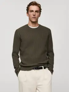 MANGO MAN Ribbed Pullover