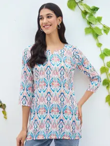 Anouk Rustic Women Ethnic Motifs Printed Round Neck Kurti