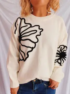 all about you Women Floral Pullover