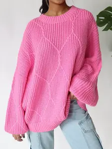 all about you Women Ribbed Pullover Sweaters