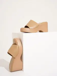 JM Looks Women Textured Stylish Comfortable Wedge Heels Sandals