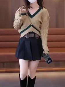 StyleCast Women Cable Knit Pullover