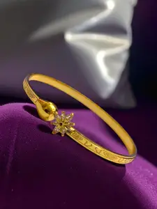 AARTISAI Gold-Plated Stone-Studded Bangle