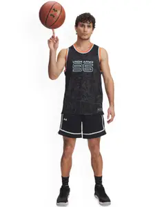 UNDER ARMOUR  Zone Pro 7" Men Brand Logo Printed Shorts