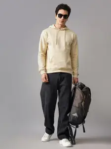 The Roadster Lifestyle Co. Men Full Sleeves Hooded Pullover Sweatshirt